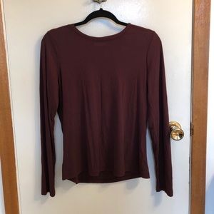 Frank & Oak Long Sleeve Modal-Blend Ribbed Tee